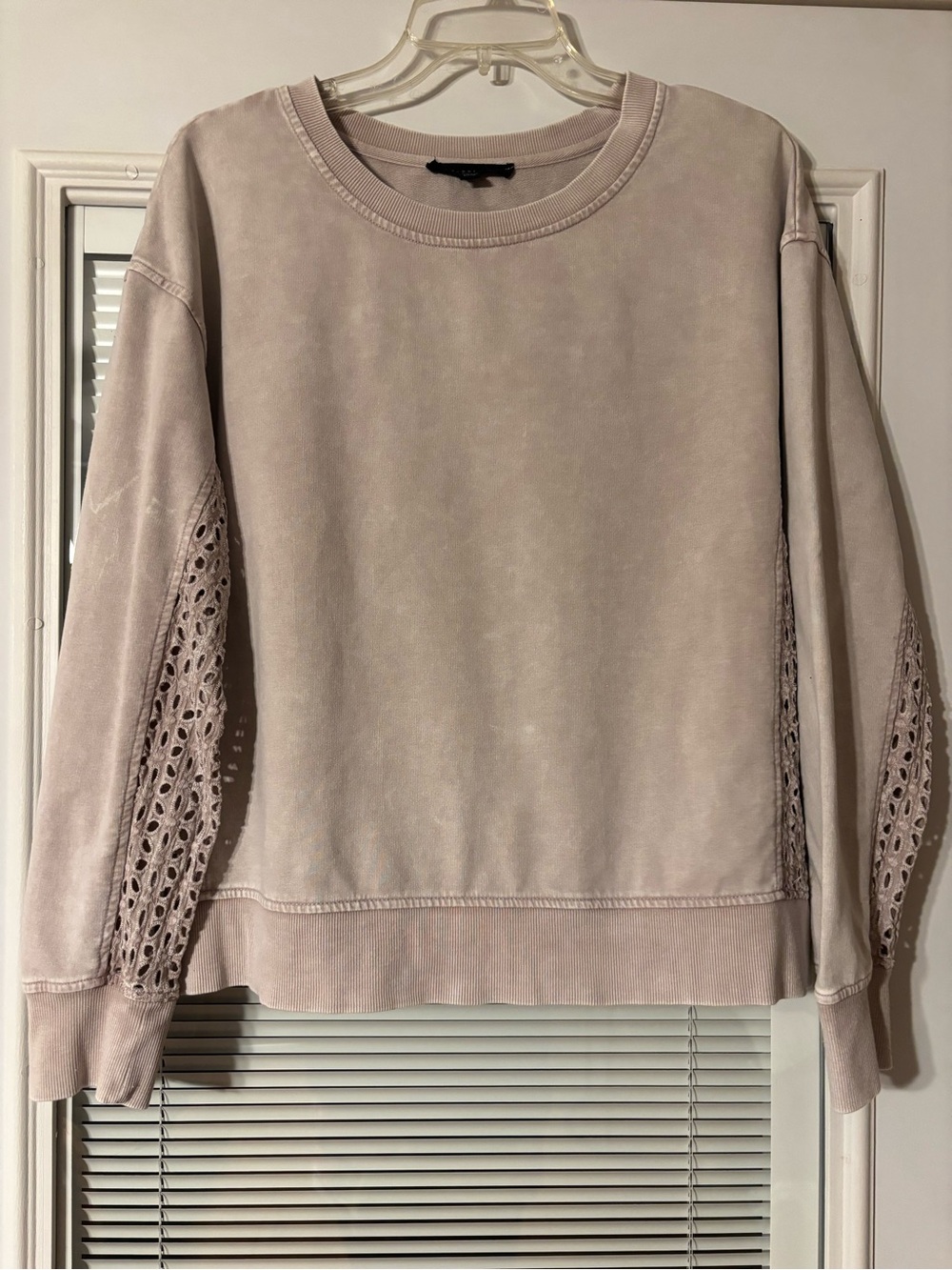 Jane and Delancey  Lace Sweatshirt